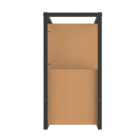 Nicho sem Portas 60x120x30cm Retangular Madeira Freijó Urbana Multivisão