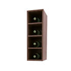 Nicho Adega Suspenso Para 4 Garrafas Carvalho Lilies Móveis