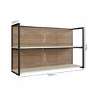 Nicho Aéreo 120cm Para Cozinha Viena Freijo/cinza Argila