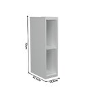 Nicho Aéreo 18,5cm Cozinha Sevilha Branco Artico