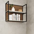 Nicho Aéreo 80cm Cozinha Viena  Freijo/cinza Argila