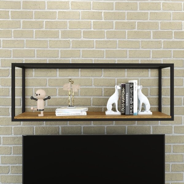 Nicho Aéreo Estilo Industrial 120cm Active Yescasa Lâmina Mel