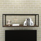 Nicho Aéreo Estilo Industrial 120cm Active Yescasa Nogal