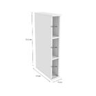 Nicho Aéreo Garrafeiro Kappesberg Celeste 100% Mdf Branco 15cm