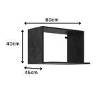 Nicho Aéreo P/forno Microondas 60cm New York Móvel Na Caixa -