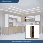 Nicho Aéreo Para Cozinha Paris Nogal Manchester