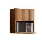 Nicho Aéreo Para Forno Ou Microondas Com 1 Porta Ripada Natur