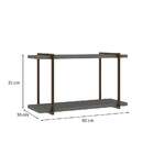 Nicho Amabile Cinza 80 Cm