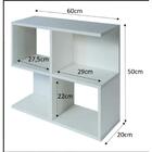 Nicho Aparador De Sofa Porta Revistas Fotos Em Mdf Branco