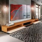 Nicho Aparador Suspenso 2 Portas Nature Off White 2.2 Veridia