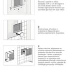 Nicho Banheiro Embutir De Mármore Sintético 30x30 - Cinza