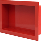 Nicho Banheiro Embutir De Mármore Sintético 30x50 - Vermelho