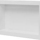 Nicho Banheiro Embutir De Mármore Sintético Branco 30x50