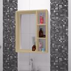 Nicho Banheiro Sem Espelho Natural Em Mdf