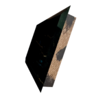 Nicho Borda Diamante Preto em Porcelanato 60 X 32cm  Para Ban