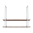 Nicho Branco Prateleira Suspensa Teto Sala Madeirado 100cm