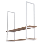 Nicho Branco Prateleira Suspensa Teto Sala Madeirado 100cm