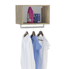 Nicho Cabideiro 29x44,3x33cm Castanho e Branco Morumbi Politorno