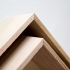 Nicho Casinha Madeira Cru 2 Pcs