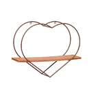 Nicho Com 1 Prateleira Coração Marrom