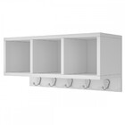 Nicho Com 5 Ganchos Branco - Pnr Móveis