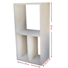 Nicho Com Divisórias Para Livros E Enfeites