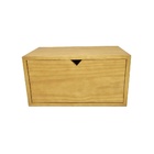 Nicho Com Porta Para Estante Pipa Em Madeira Mel