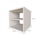 Nicho Com Prateleira Para Quarto Infantil 40cm Branco