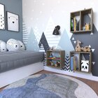 Nicho Com Prateleira Para Quarto Infantil  Carvalho Mel