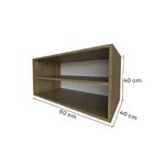 Nicho Com Prateleira Quarto Infantil  Carvalho Mel