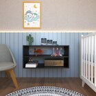 Nicho Com Prateleira Quarto Infantil  Preto