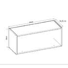 Nicho Conecta Ébano 80 Cm