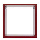 Nicho Cube 31x31cm Vermelho Spaceo