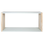 Nicho Cubo Decoração Quarto Bebê Verde Mint Mdf E Pinus 60cm