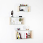 Nicho Cubo Decoração Quarto Bebê Verde Mint Mdf E Pinus 60cm