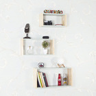 Nicho Cubo Decoração Quarto Bebê Verde Mint Mdf E Pinus 60cm