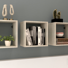 Nicho Cubo Legno Crema 31x31x20cm