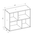 Nicho De Apoio Lateral Para Sofá Sala De Estar Milan Cacao