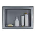 Nicho De Banheiro Embutido 49x36 Cm (Prata Perolizado)