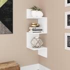 Nicho De Canto Com 3 Prateleiras - Branco