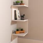 Nicho De Canto P/ Sala/ Quarto/ Escritório Branco 80cm - Brov