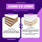 Nicho De Canto Para Sala/ Quarto/ Escritório 80cm Preto - Bro