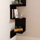 Nicho De Canto Para Sala/ Quarto/ Escritório 80cm Preto - Bro