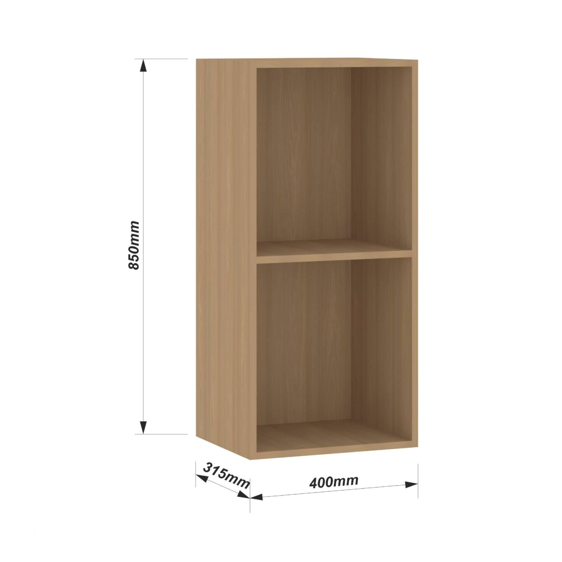 Nicho de Cozinha MDP Freijó 40x85x31,5cm Slim Luciane | Leroy Merlin