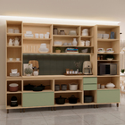 Nicho de Cozinha 60x40x42cm Madeira Domus Carvalho UV Luciane