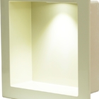 Nicho De Embutir De Mármore Sintético 30x30cm Com Led - Mocas