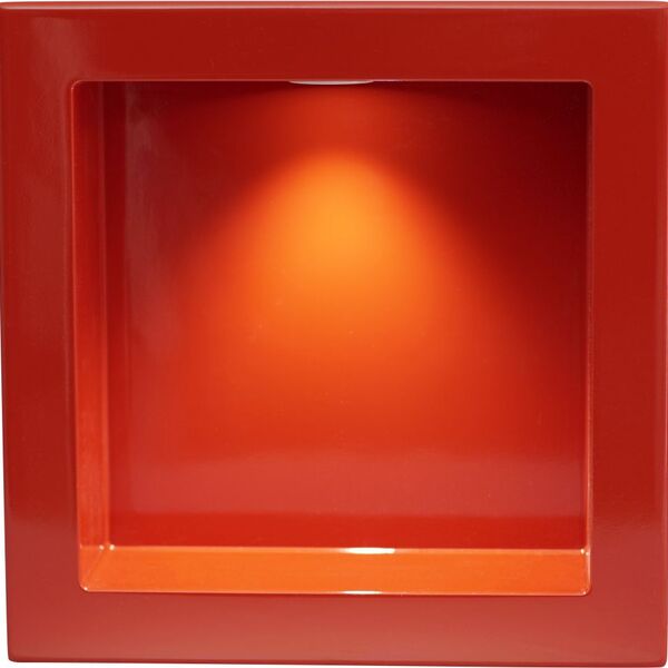 Nicho De Embutir De Mármore Sintético 30x30cm Com Led - Verme