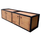 Nicho De Madeira E Ferro Para Parede - Decoração Industrial -