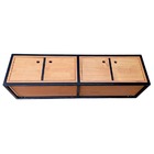 Nicho De Madeira E Ferro Para Parede - Decoração Industrial -