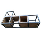 Nicho de Parede de Madeira e Ferro - Modelo Industrial - 2 Pr